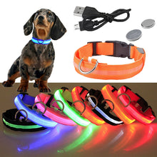 Load image into Gallery viewer, USB Rechargeable Dog LED Glowing Collar
