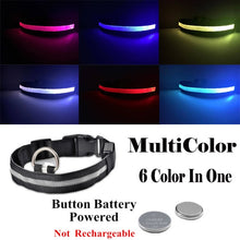 Load image into Gallery viewer, USB Rechargeable Dog LED Glowing Collar
