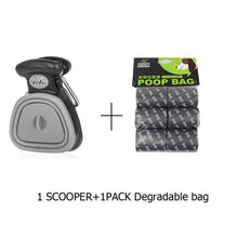 Load image into Gallery viewer, Travel Foldable Pooper Scooper With 1 Roll Decomposable bags
