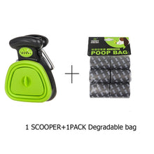 Load image into Gallery viewer, Travel Foldable Pooper Scooper With 1 Roll Decomposable bags
